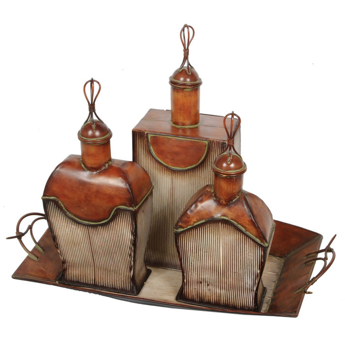 Privilege Perfume 4 Piece Decorative Bottle Set & Reviews Wayfair
